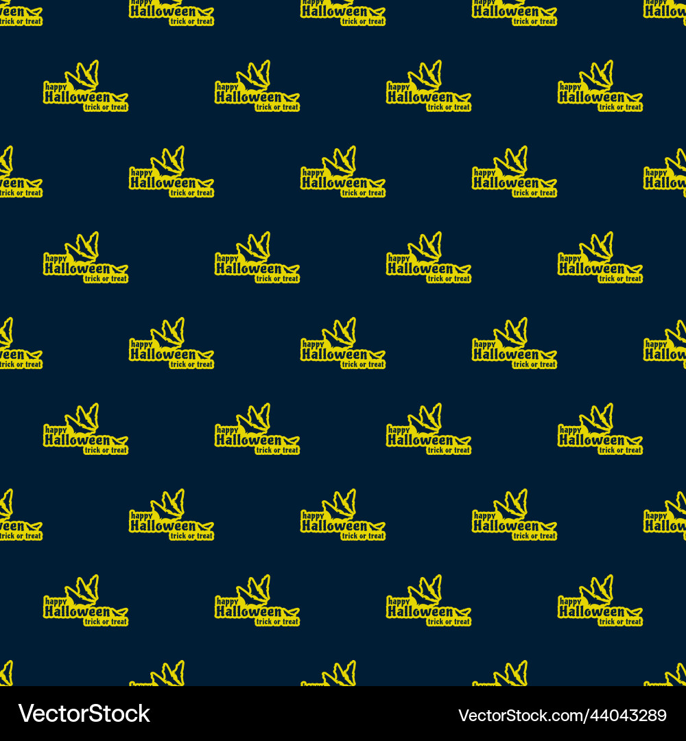Halloween pattern seamless in simple style Halloween pattern seamless in simple style vector image