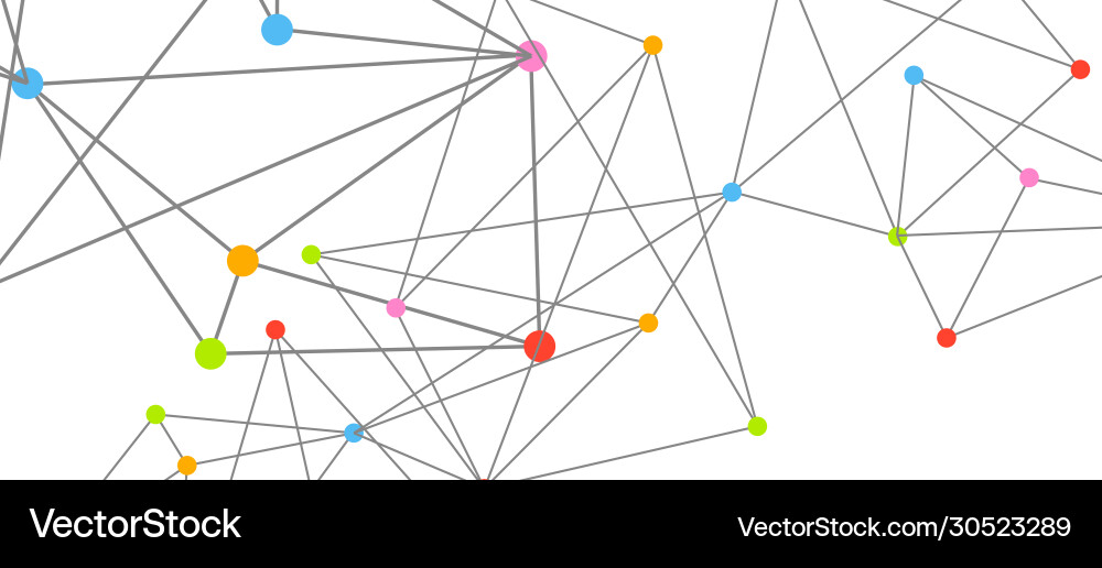 Line points connections triangular technology Line points connections triangular technology Vector Image