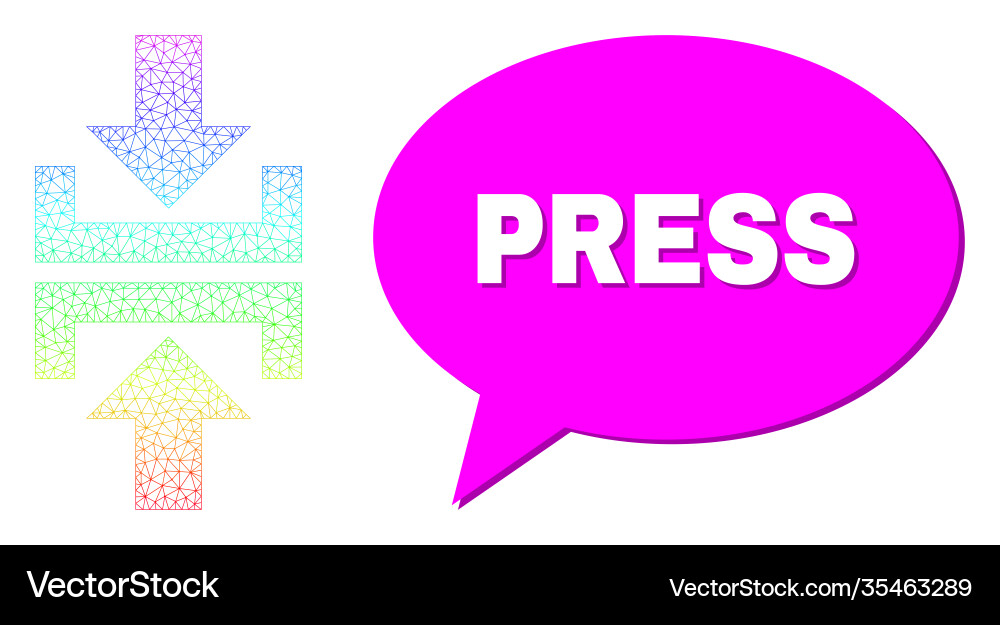 Spectrum mesh gradient press vertical direction Spectrum mesh gradient press vertical direction vector image