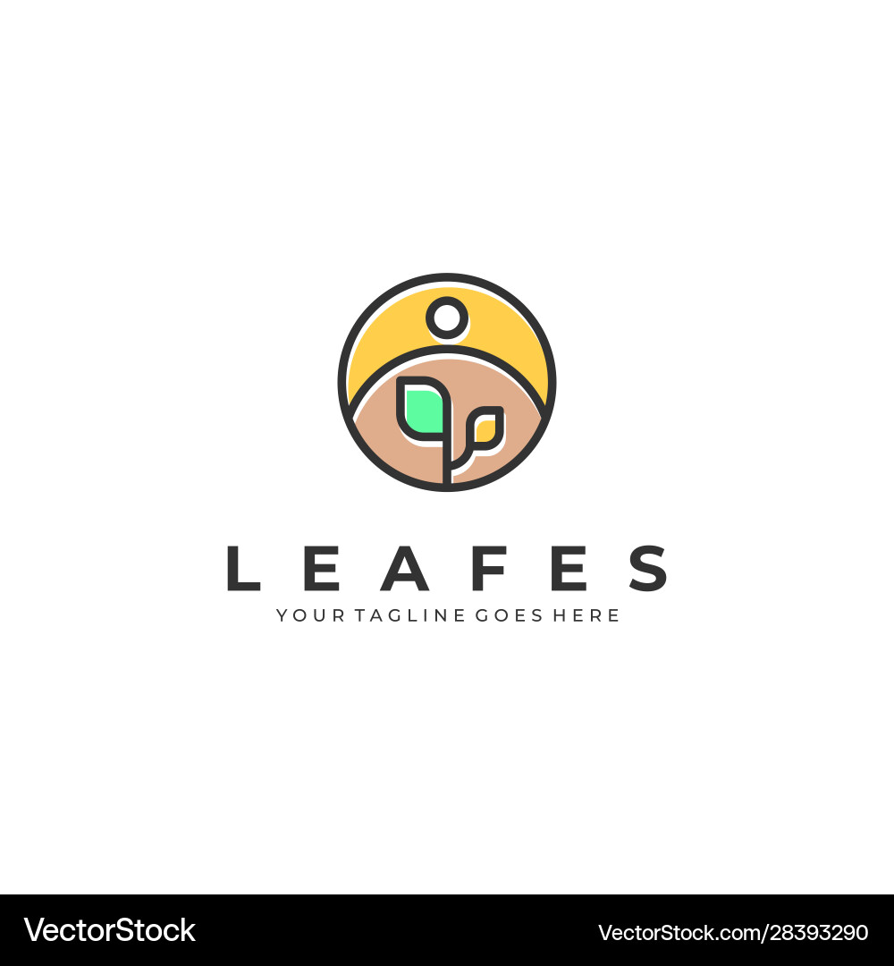 Abstract leaf overlap design template suitable Abstract leaf overlap design template suitable vector image