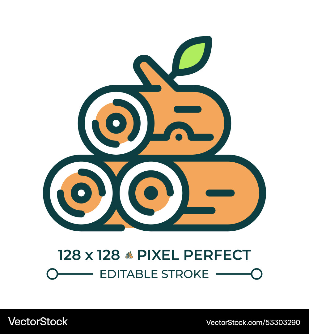 Logging rgb color icon Logging rgb color icon vector image