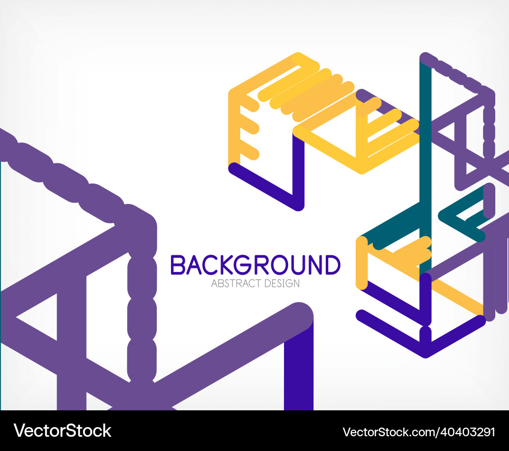 Abstract background color lines on white Abstract background color lines on white vector image