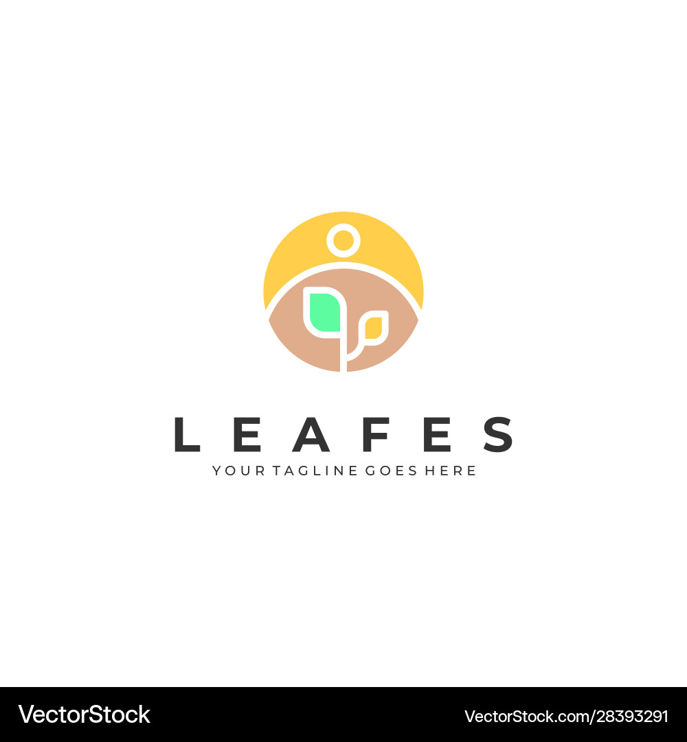 Abstract leaf overlap design template suitable Abstract leaf overlap design template suitable vector image