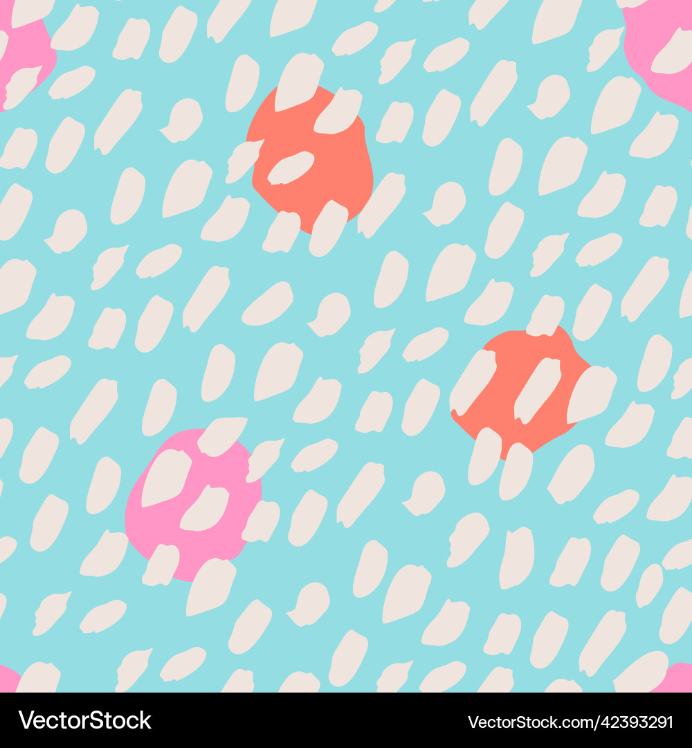 Big hand drawn dots blobs spots blots circle Big hand drawn dots blobs spots blots circle vector image