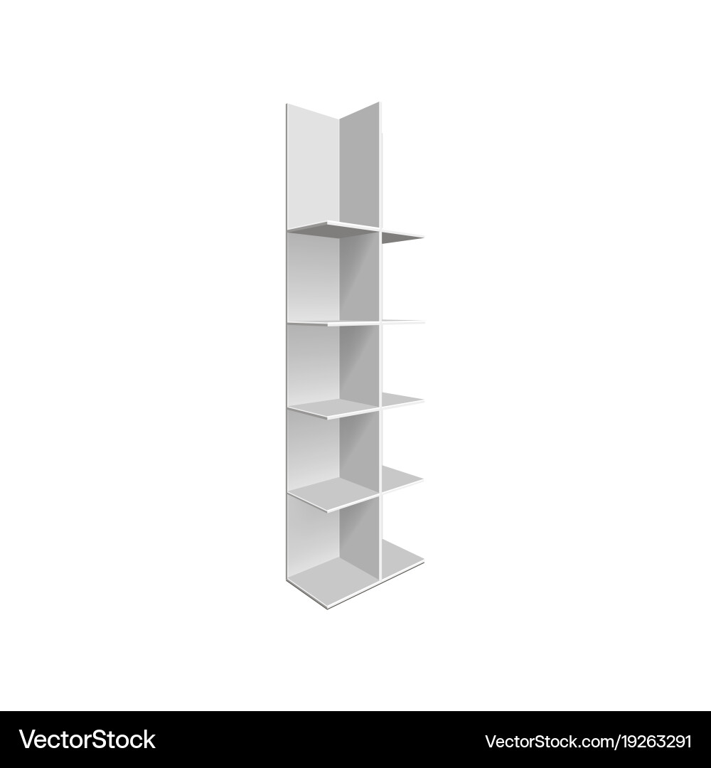 Empty showcase vector image