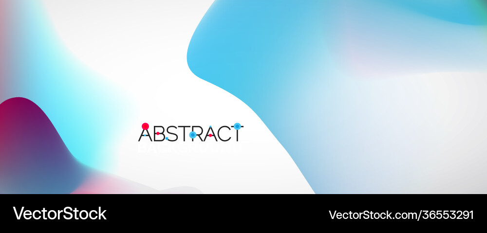 Fluid color gradient abstract background trendy Fluid color gradient abstract background trendy vector image