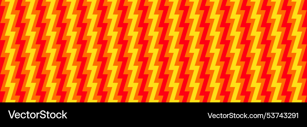 Lightning Zigzag Pattern vector image