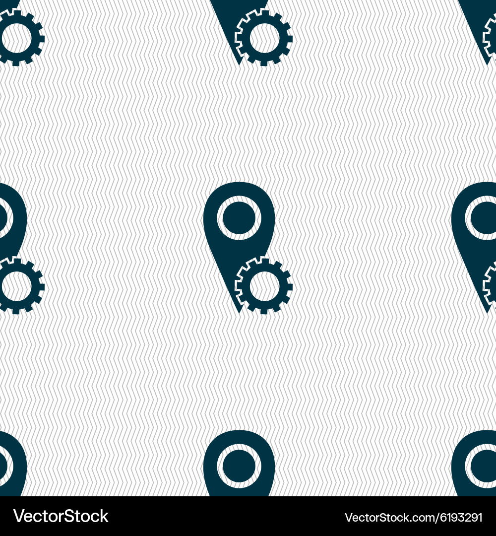 Map pointer setting icon sign seamless abstract vector image