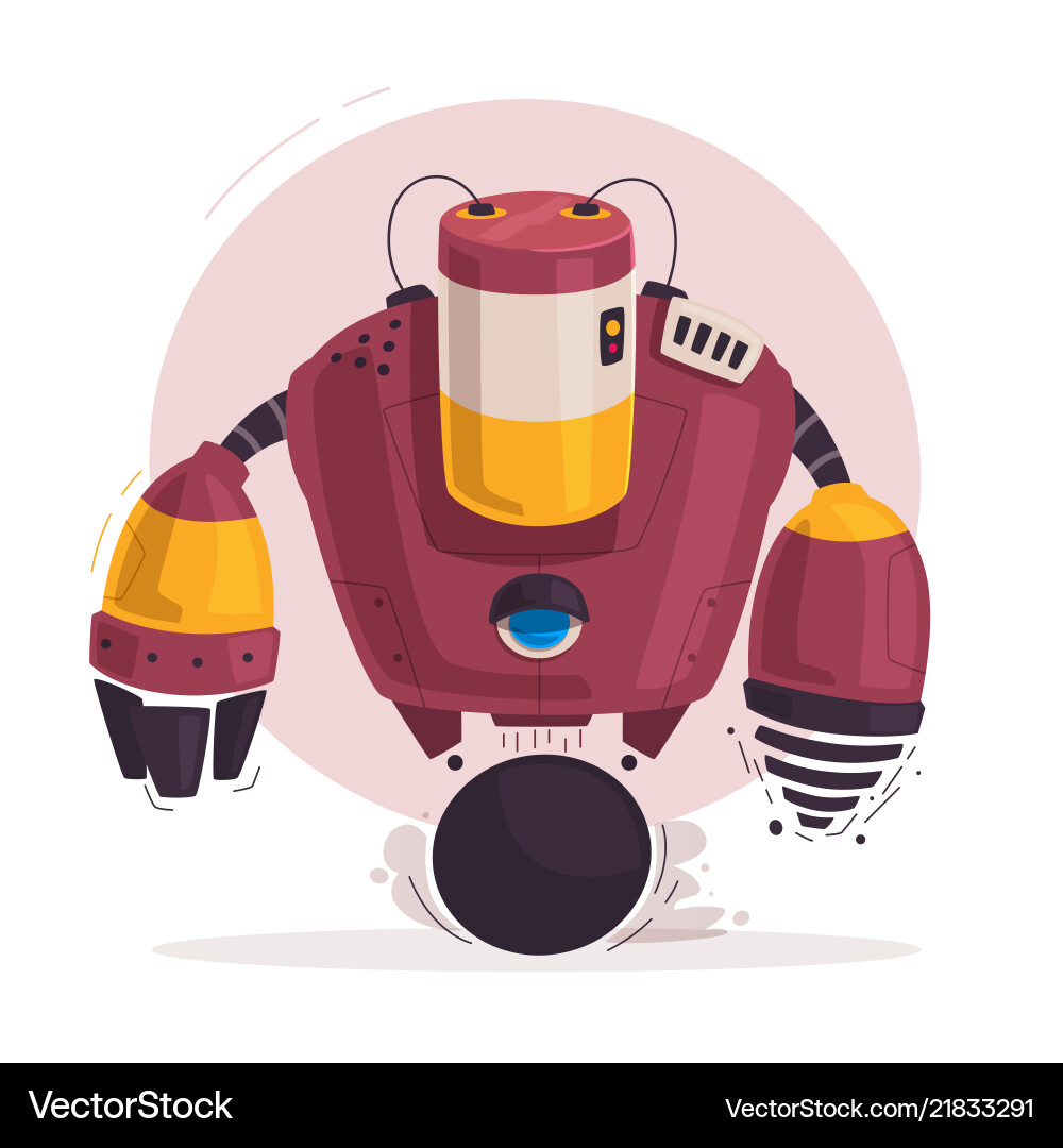 Robot character technology future Robot character technology future Vector Image