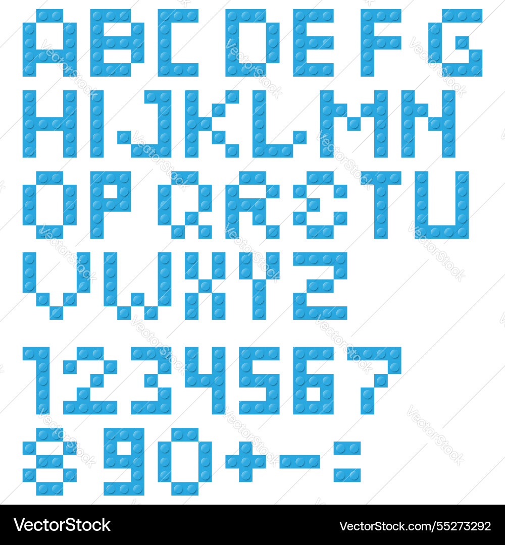 A vibrant graphic of pixelated alphabet letters A vibrant graphic of pixelated alphabet letters vector image