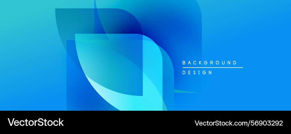 Abstract blue layers create dynamic visual effect Abstract blue layers create dynamic visual effect Vector Image