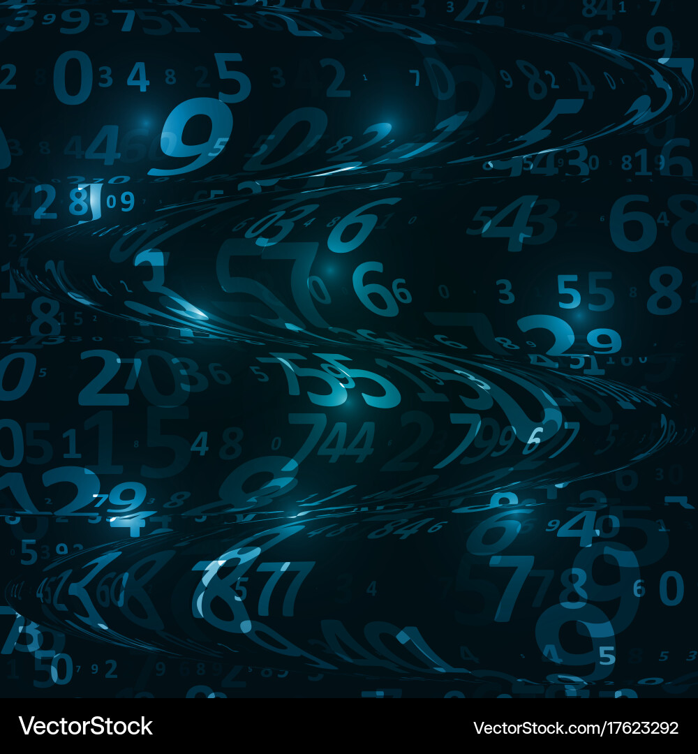 Digital code background Vector Image