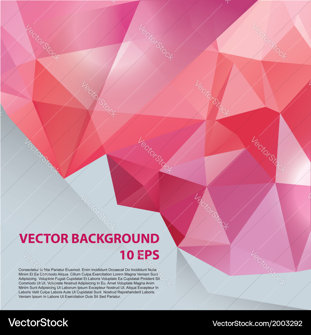 Geometric colorful pattern background vector image