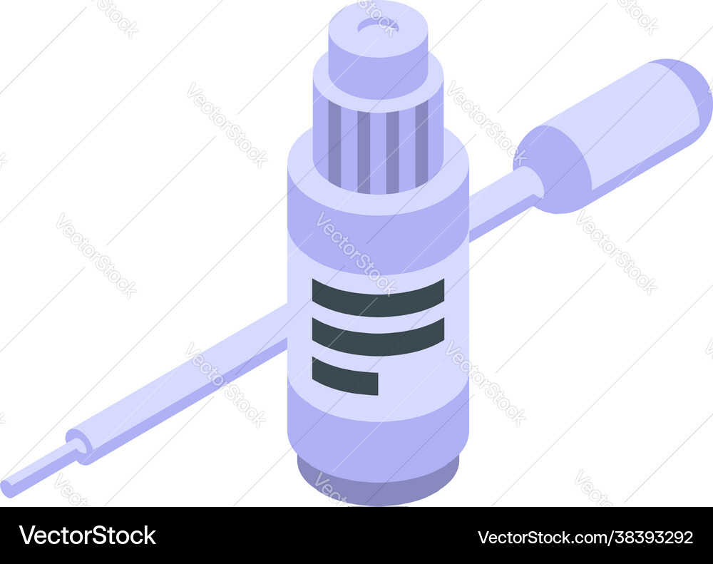 Lab test result icon isometric laboratory Vector Image