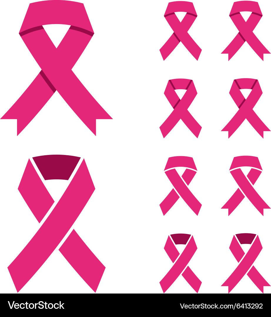 Pink Band - Brustkrebs Bewusstsein vektorbild