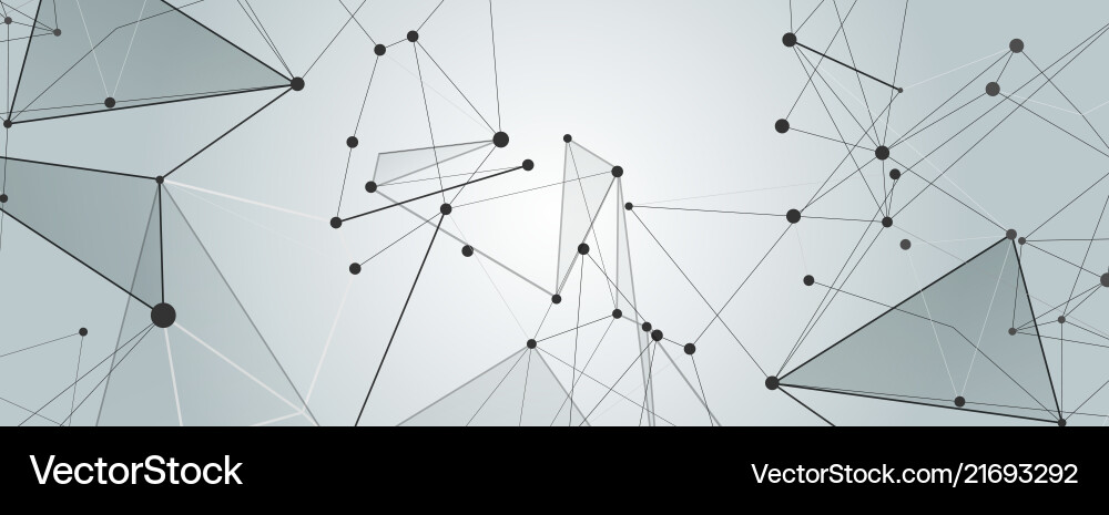 Technology connect with lines and dots Technology connect with lines and dots vector image