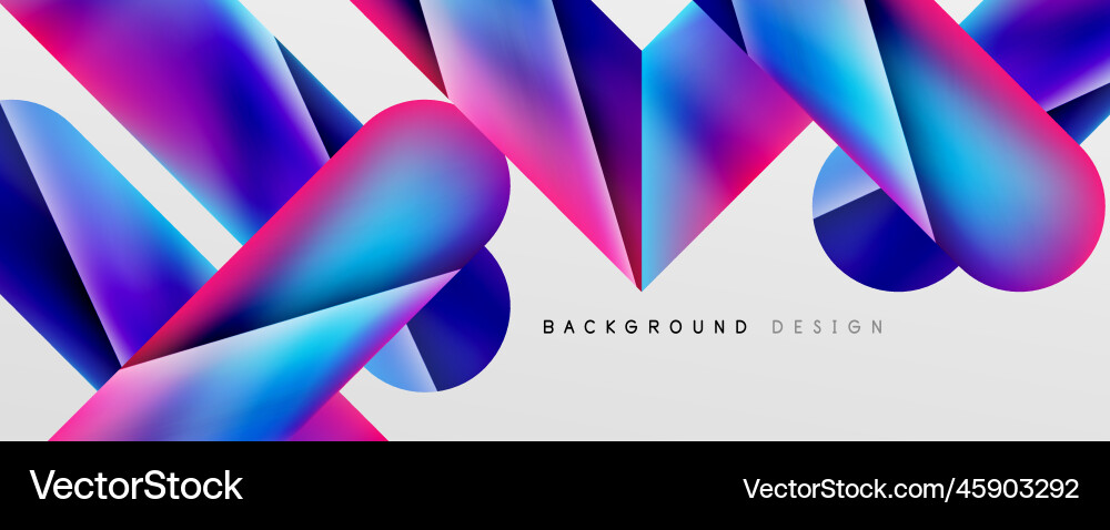 Triangle fluid color gradient abstract background Triangle fluid color gradient abstract background Vector Image