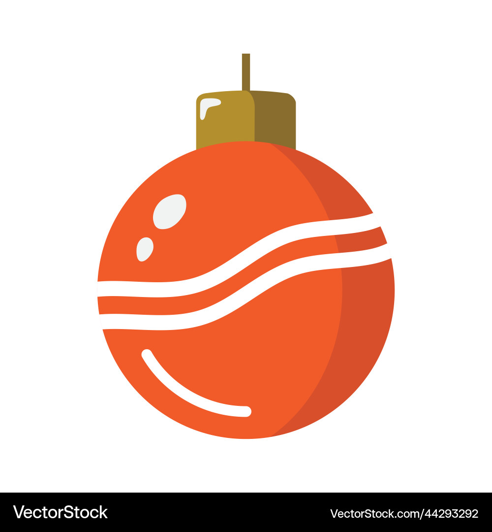Weihnachten hängende rote Kugel Hand gezogen Doodle Weihnachten hängende rote Kugel Hand gezogen Doodle vektorbild