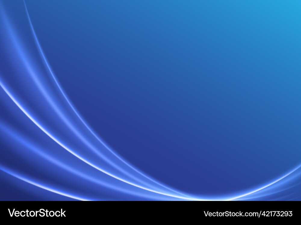 Blue wave abstract background gradient Royalty Free Vector