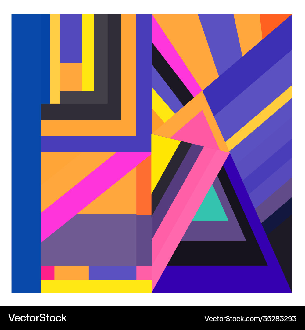 Colorful geometric and curve background pattern Colorful geometric and curve background pattern vector image