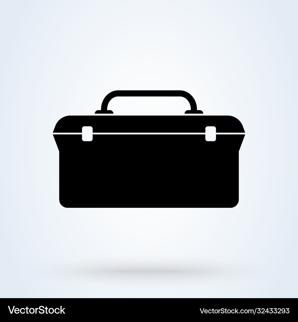 Tool box icon toolbox toolkit instrument Tool box icon toolbox toolkit instrument Vector Image