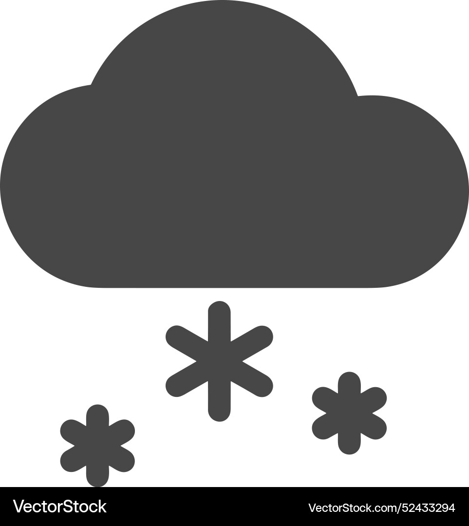 Cloud storage icon symbol image of the database Vector Image