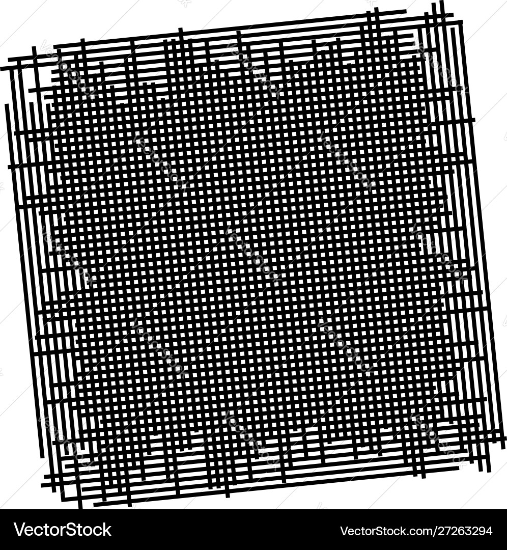 Grid mesh element cellular reticular grate Vector Image