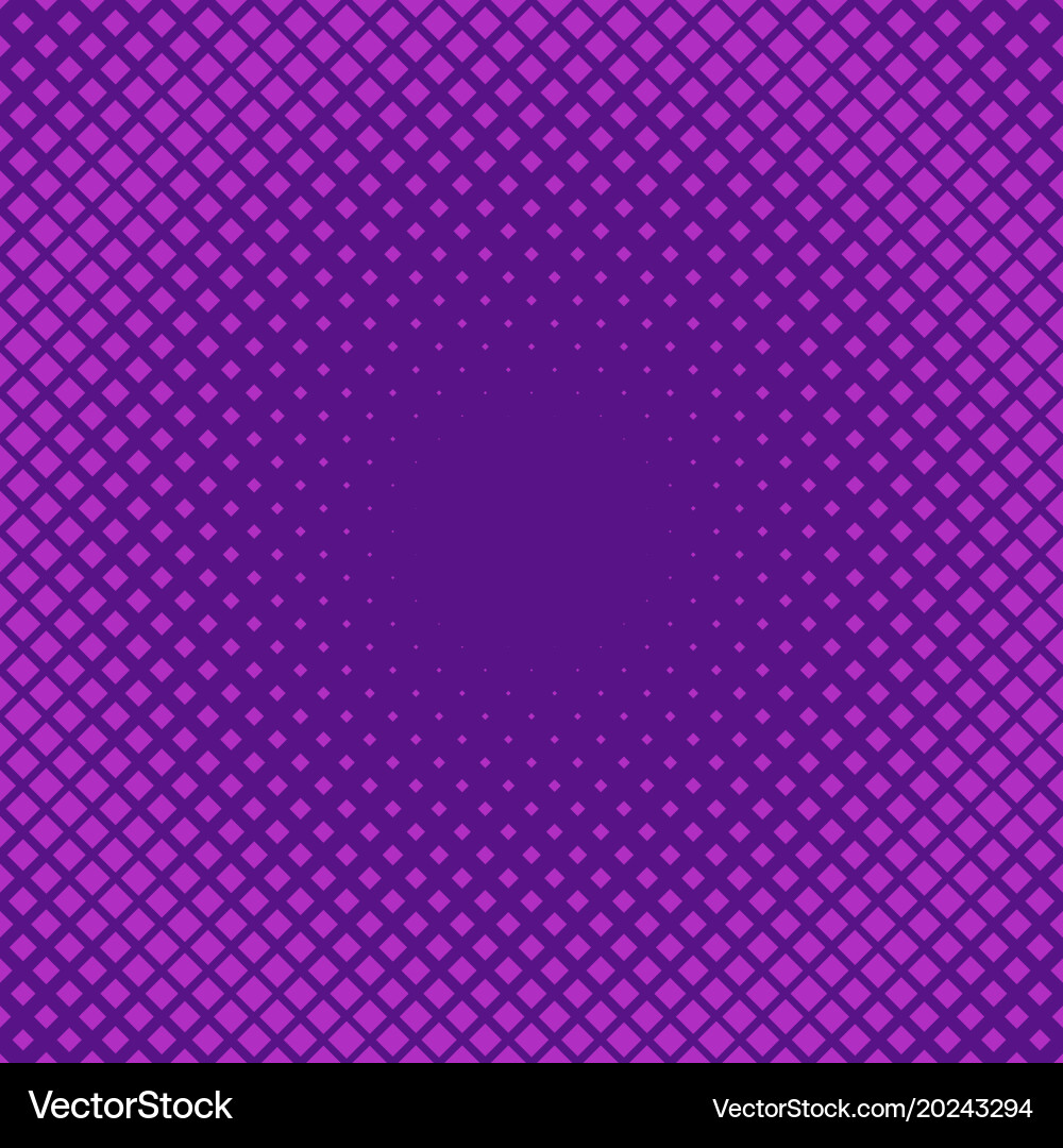 Retro halftone square pattern background vector image