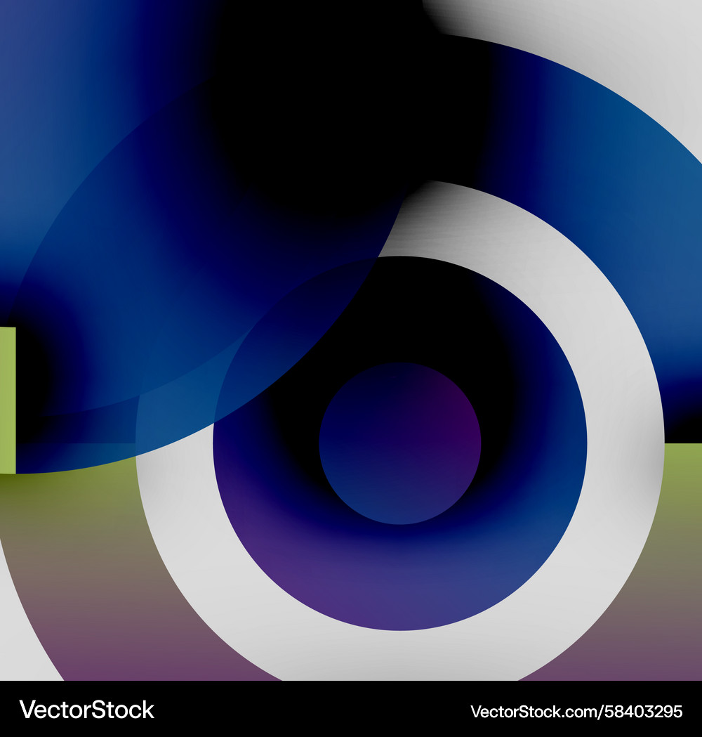 Abstract composition overlapping circles Abstract composition overlapping circles Vector Image