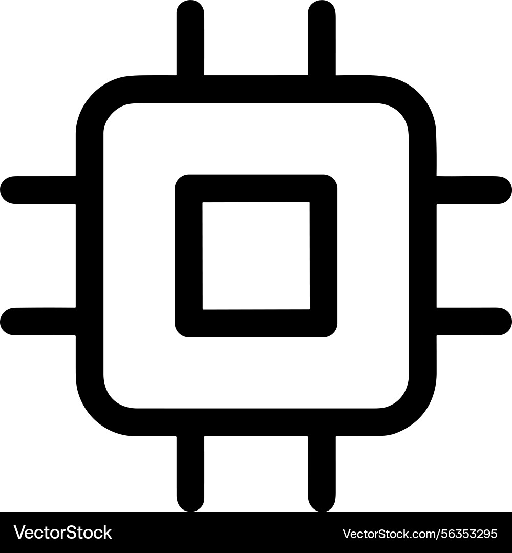Computer icon symbol image Vector Image