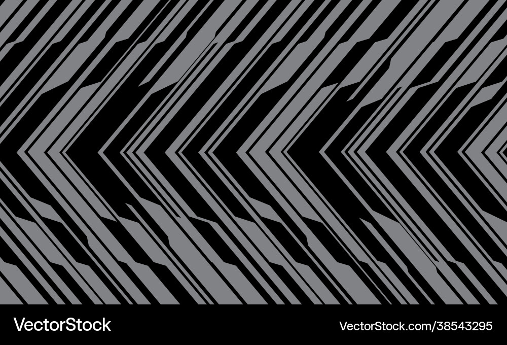 Cyber Circuit Arrow Pattern Vector Image