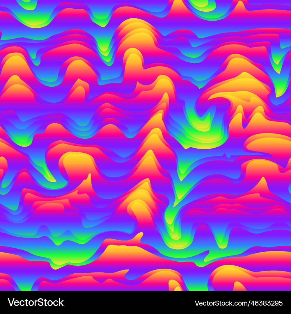 Fiery Flame Gradient Pattern vector image