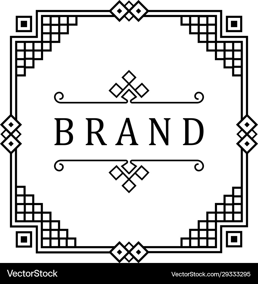 Frame with borders Frame with borders vector image