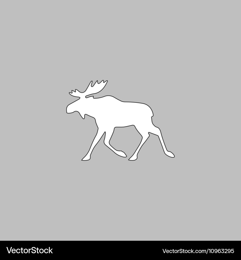 Moose computer symbol Vector Image