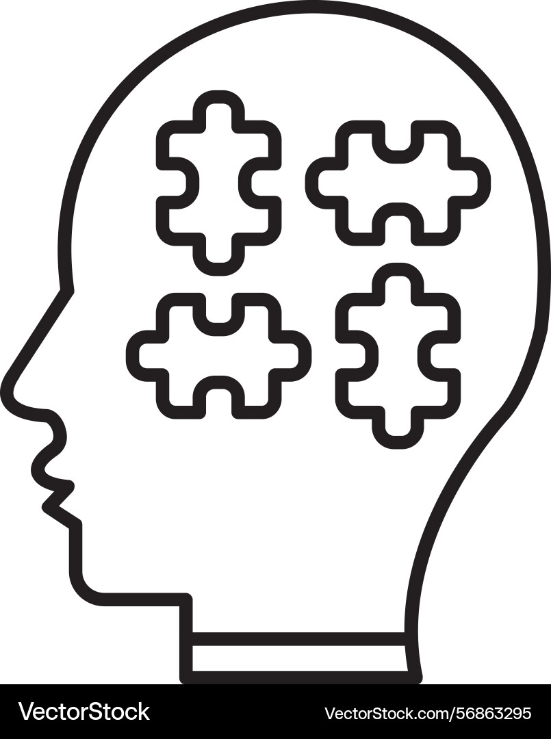 Problem solving icon vector image