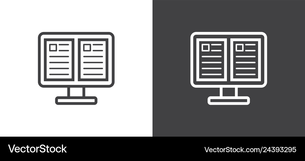 Set of flip chart billboard icons data Set of flip chart billboard icons data vector image