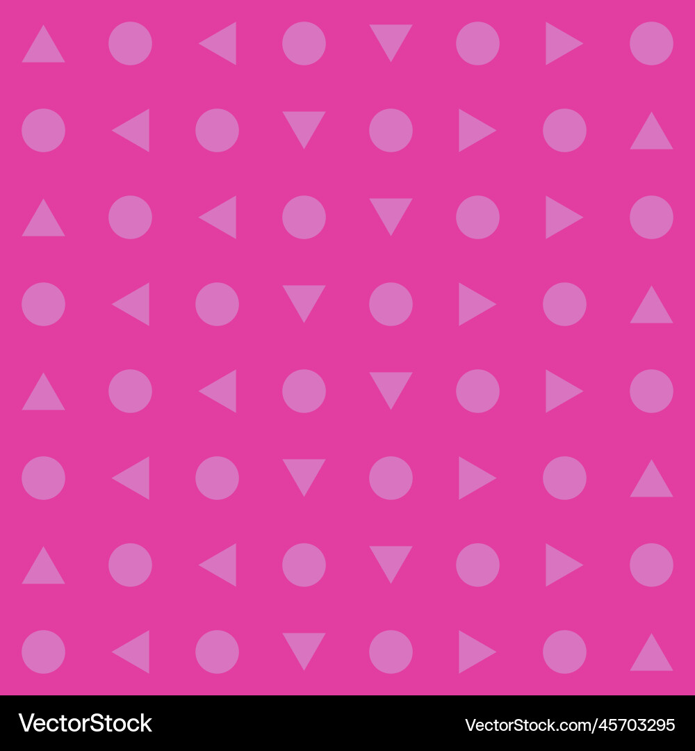 Triangle and circle abstract background seamless vector image
