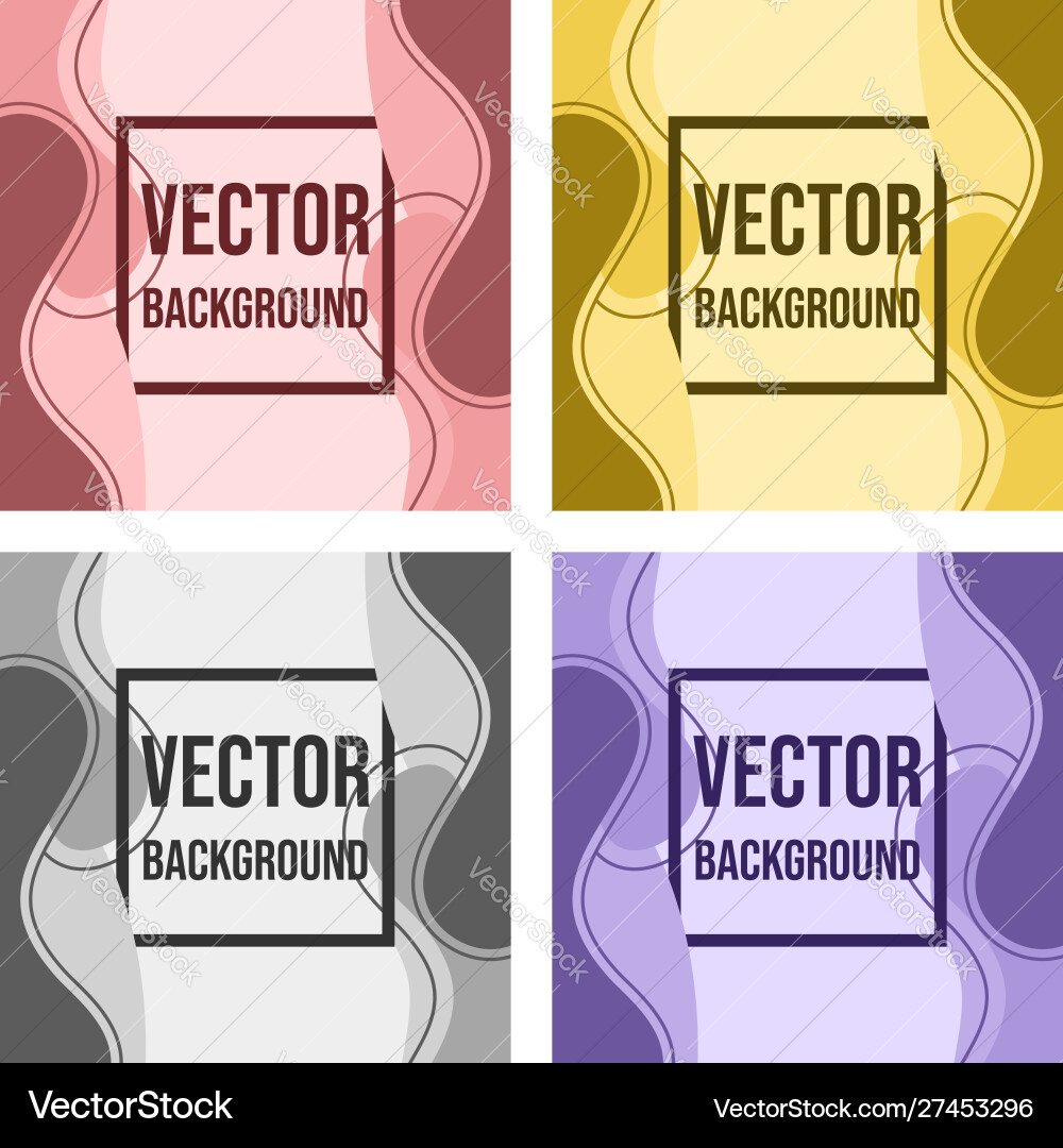Abstract fluid background for use in design vector image