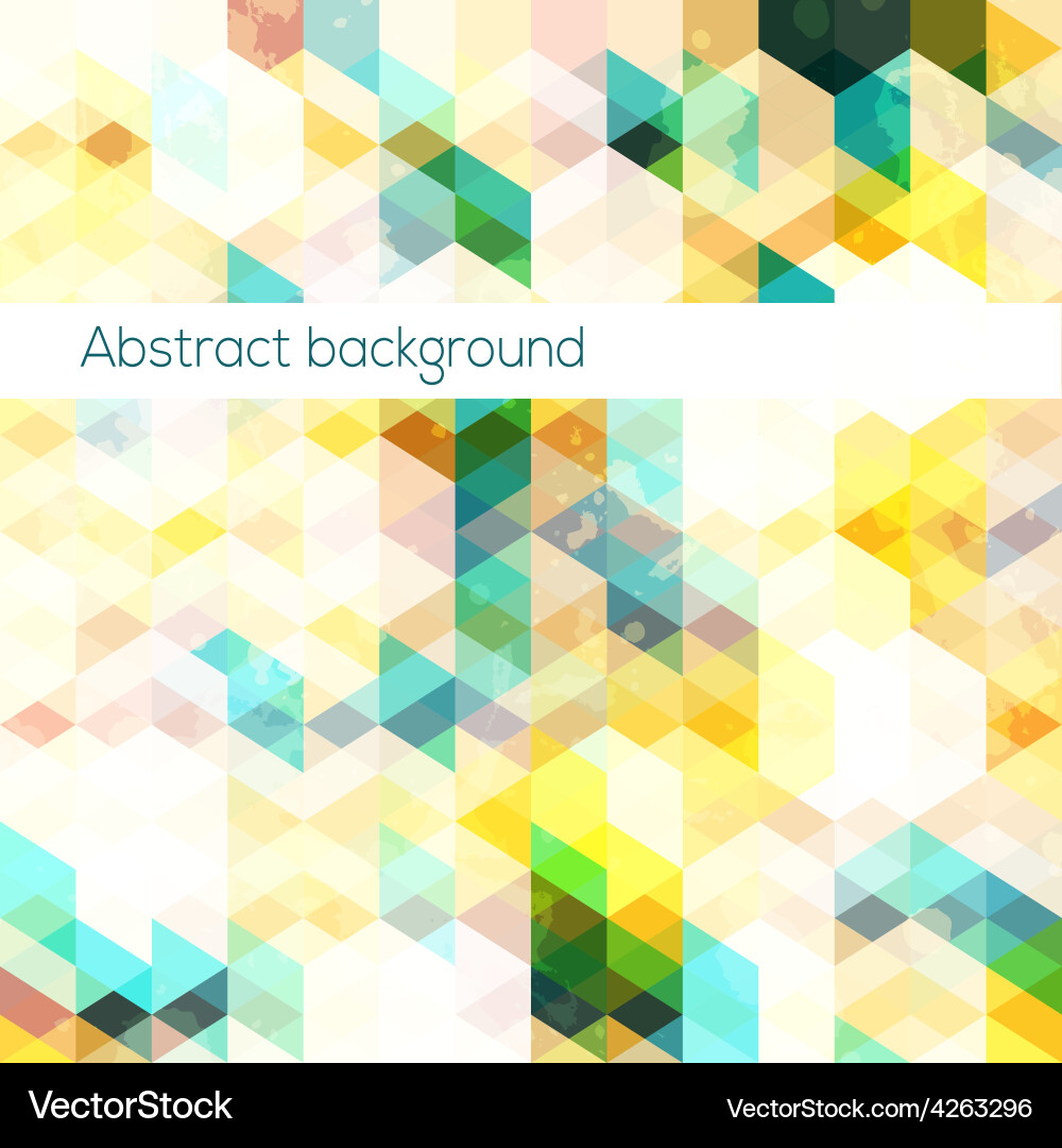 Abstract triangle background Vector Image