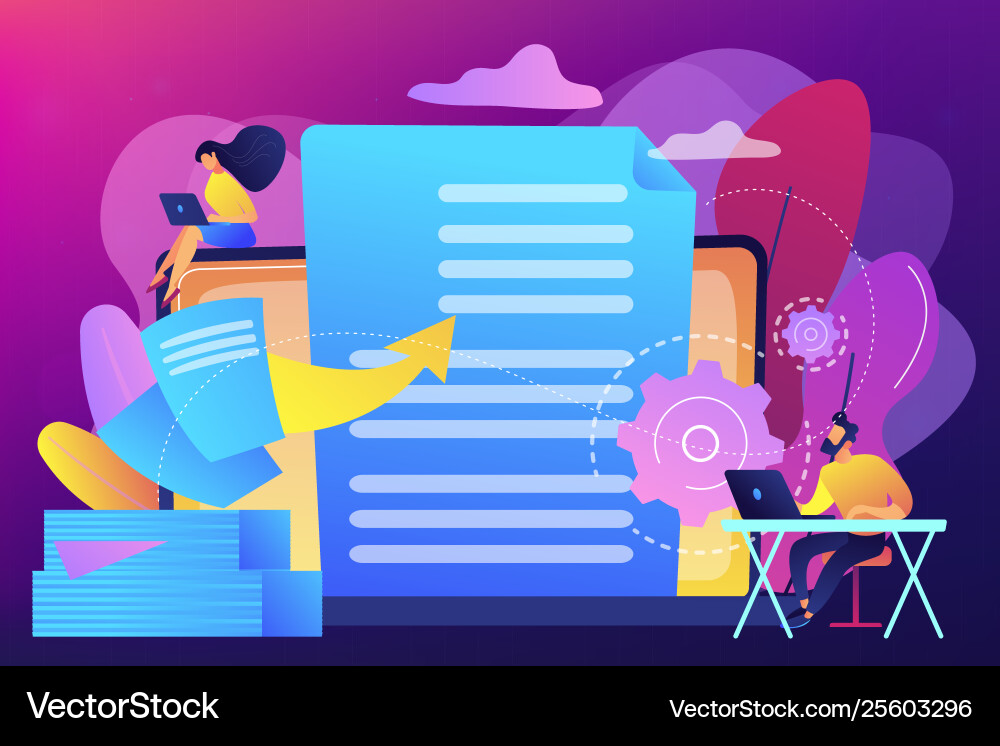 Digital transformation concept vector image