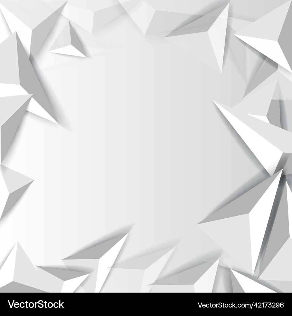 Elegant polygon abstract background simple Vector Image