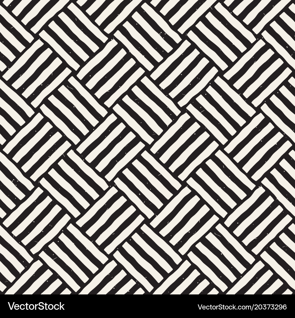 Hand drawn seamless repeating pattern with lines vector image