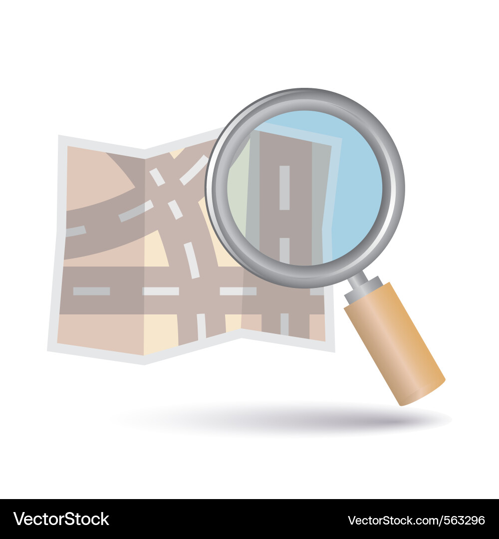 Map icon Vector Image