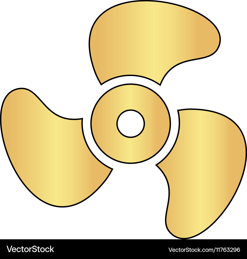 Propeller computer symbol Vector Image