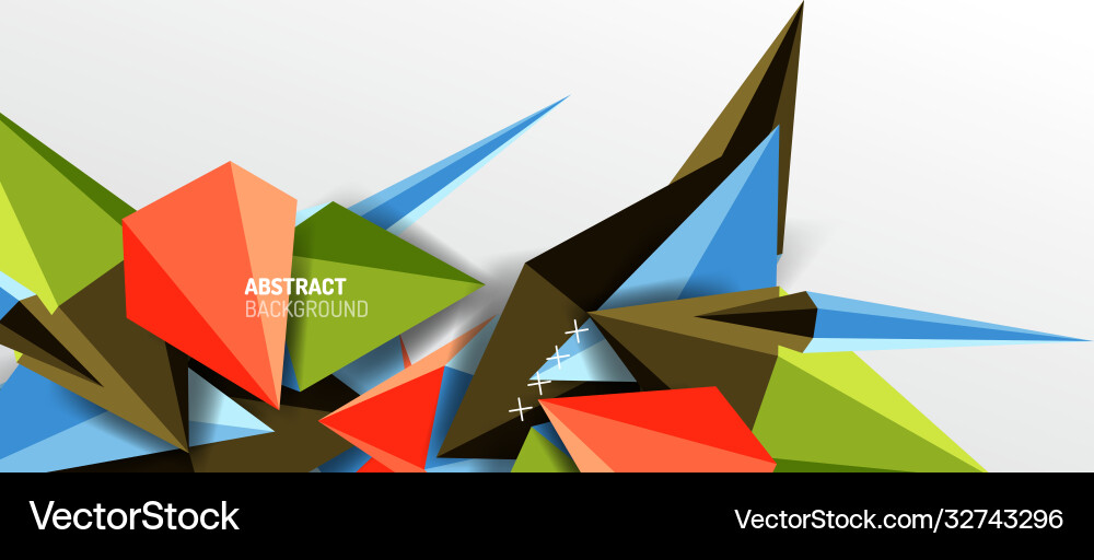 Trendy simple triangle abstract background Trendy simple triangle abstract background vector image