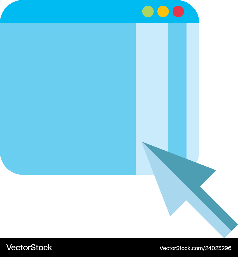 Website cursor arrow Vector Image
