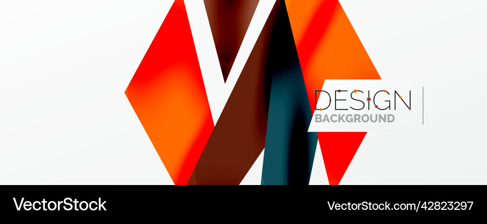 Background abstract overlapping shapes minimal Vector Image