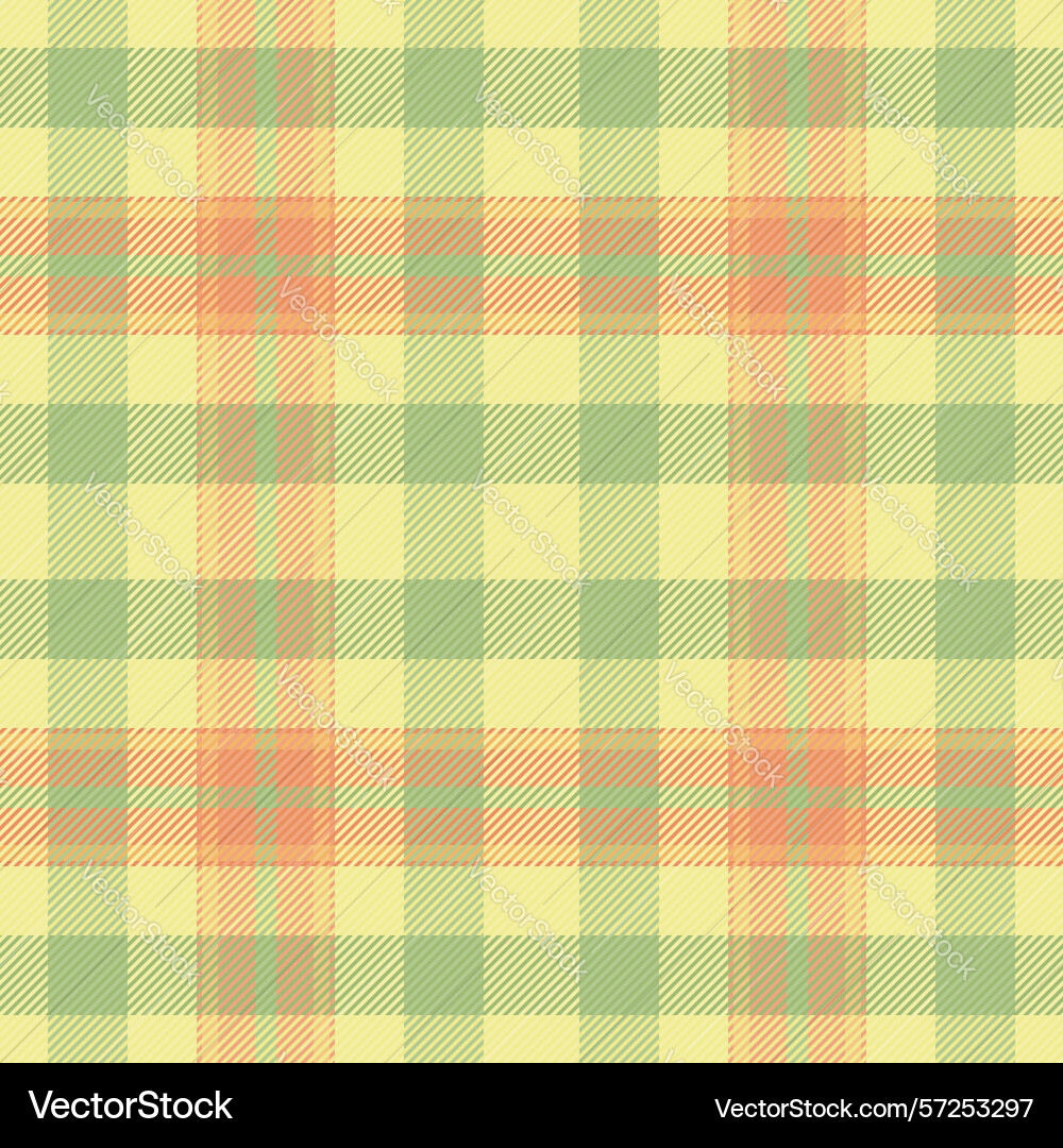 Pastel plaid pattern soft subtle colors create vector image