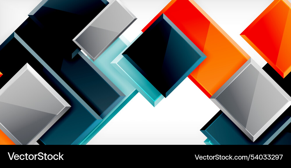 Square shape color abstract geometry Square shape color abstract geometry Vector Image