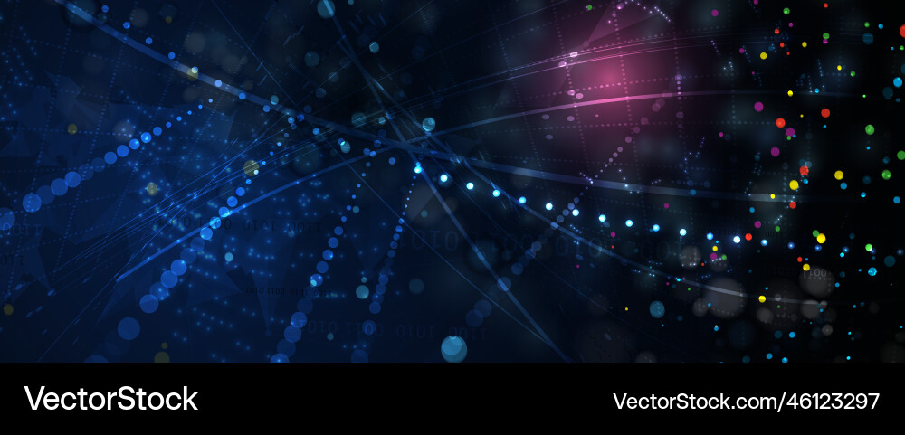 Technology data background idea of global Technology data background idea of global vector image
